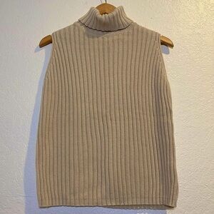 Carolyn Taylor | Cream Turtle Neck Sweater M 👡✨